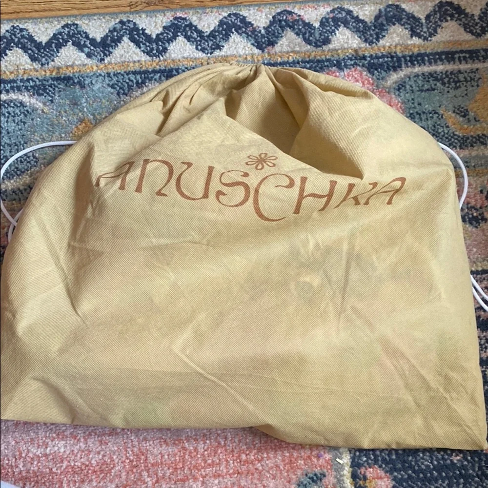 Anuschka Gray Painted Leather Bag - Picture 8 of 8